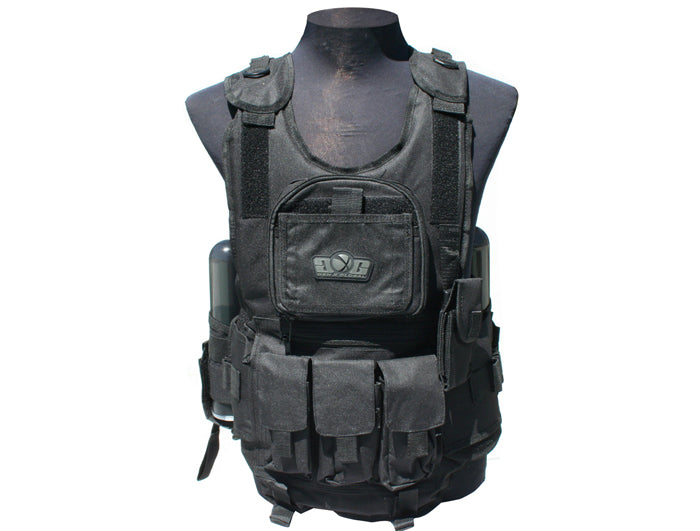 GXG Deluxe Tactical Vest - Black