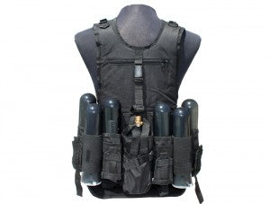 GXG Deluxe Tactical Vest - Black